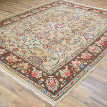 Load image into Gallery viewer, Reversible hand-woven kilim rug 6x9 with geometric tribal design — available at Classic World Rugs Albuquerque NM