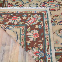 Load image into Gallery viewer, Lifestyle view of hand-woven Bulgarian kilim wool rug in living room setting, 6x9 area rug