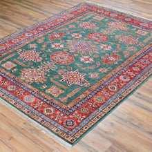 Load image into Gallery viewer, Hand-Knotted Stunning Super Kazak Caucasian Design Wool Rug (Size 5.3 X 6.9) Cwral-3177