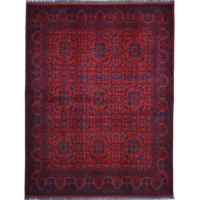 Hand-Knotted Afghan khal Mohammadi Handmade 100% Wool Rug (Size 5.9 X 7.6) Cwral-6564