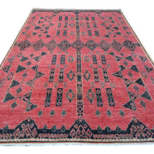 Load image into Gallery viewer, Fine Hand-Knotted Southwestern Style Handmade Wool Rug (Size 8.7 X 11.3) Cwral-10734