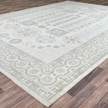 Load image into Gallery viewer, Hand-Knotted Peshawar Chobi Khotan Design Handmade Wool Rug (Size 9.11 X 13.6) Cwral-10746