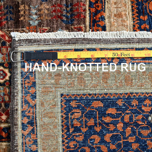 Hand-Knotted Egyptian Mumluk Design Handmade Wool Rug (Size 7.9 X 10.4) Cwral-10749