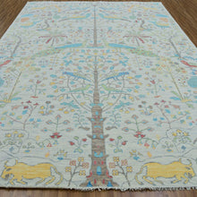 Load image into Gallery viewer, Hand-Knotted Paradise Birds &amp; Animals Design Handmade Rug (Size 10.1 X 13.10) Cwral-10758