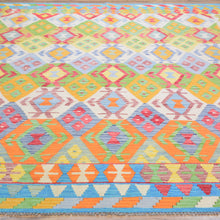 Load image into Gallery viewer, Hand-Woven Reversible Traditional Design Handmade Kilim Rug (Size 8.6 X 9.8) Cwral-10773