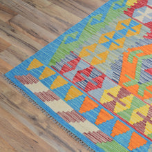 Load image into Gallery viewer, Hand-Woven Reversible Traditional Design Handmade Kilim Rug (Size 8.6 X 9.8) Cwral-10773