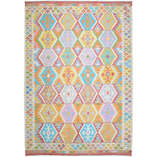 Load image into Gallery viewer, Hand-Woven Reversible Traditional Design Handmade Kilim Rug (Size 8.3 X 11.4) Cwral-10779