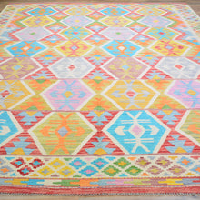 Load image into Gallery viewer, Hand-Woven Reversible Traditional Design Handmade Kilim Rug (Size 8.3 X 11.4) Cwral-10779