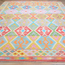 Load image into Gallery viewer, Hand-Woven Reversible Traditional Design Handmade Kilim Rug (Size 8.1 X 11.3) Cwral-10785