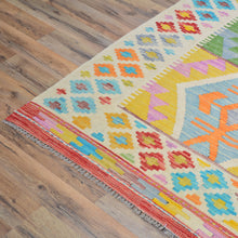 Load image into Gallery viewer, Hand-Woven Reversible Traditional Design Handmade Kilim Rug (Size 8.1 X 11.3) Cwral-10785