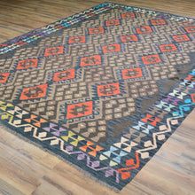 Load image into Gallery viewer, Hand-Woven Reversible Traditional Design Handmade Kilim Rug (Size 6.9 X 9.5) Cwral-10794