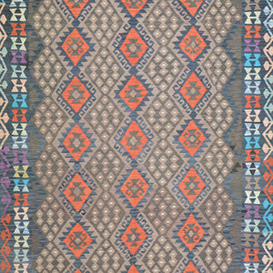 Hand-Woven Reversible Traditional Design Handmade Kilim Rug (Size 6.9 X 9.5) Cwral-10794