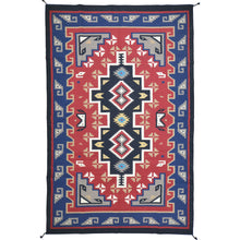 Load image into Gallery viewer, Hand-Woven Reversible Traditional Design Handmade Kilim Rug (Size 5.10 X 8.10) Cwral-10797