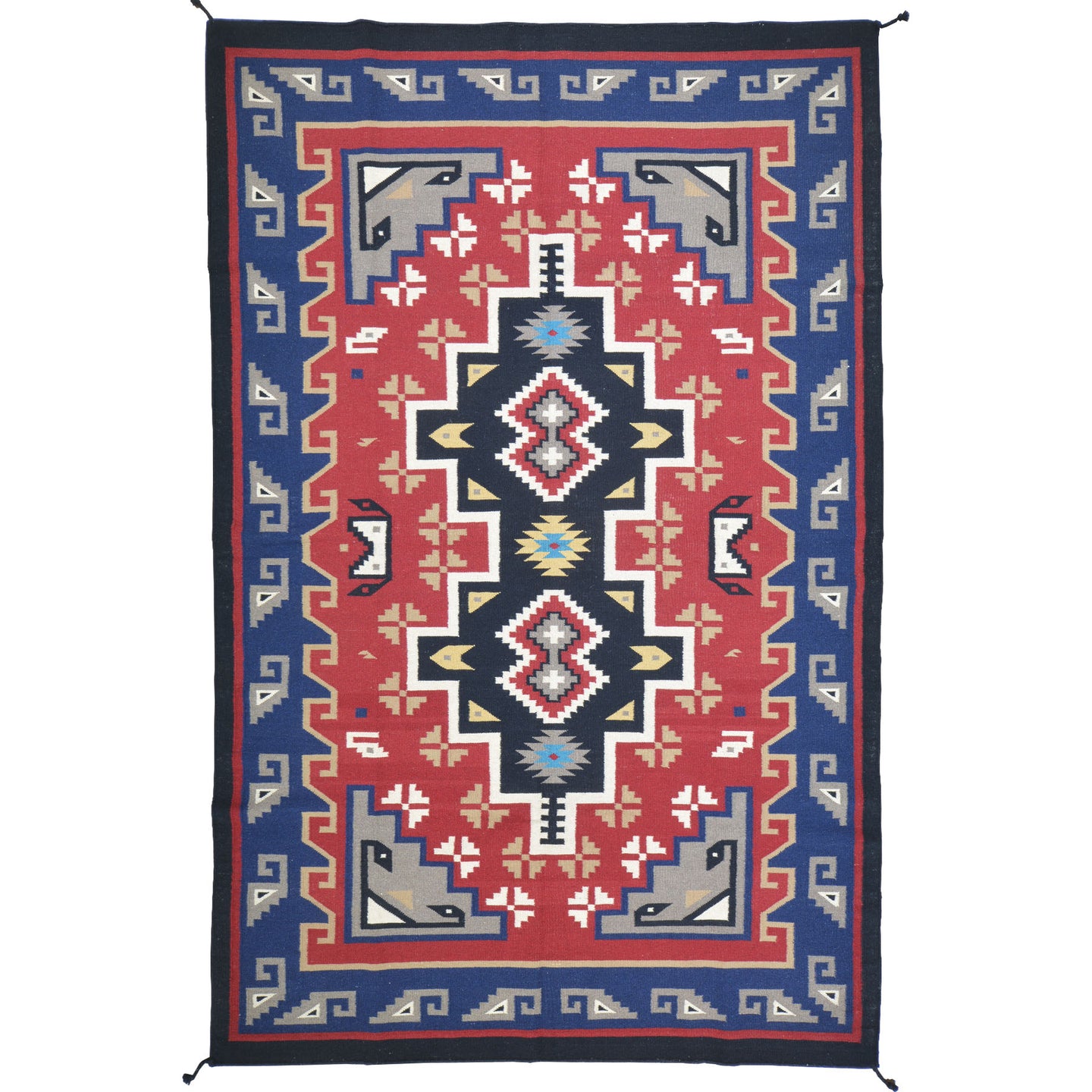 Hand-Woven Reversible Traditional Design Handmade Kilim Rug (Size 5.10 X 8.10) Cwral-10797