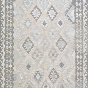 Hand-Woven Reversible Traditional Design Handmade Kilim Rug (Size 5.2 X 6.7) Cwral-10806