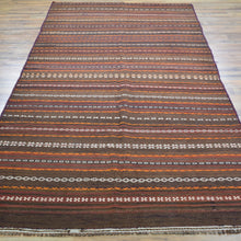 Load image into Gallery viewer, Hand-Woven Traditional Design Sumak Handmade Kilim Rug (Size 4.3 X 9.2) Cwral-10812