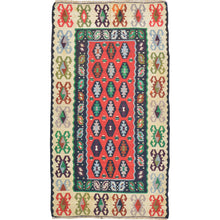 Load image into Gallery viewer, Hand-Woven Turkish Traditional Design Handmade Kilim Rug (Size 3.7 X 6.1) Cwral-10815