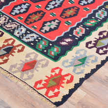 Load image into Gallery viewer, Hand-Woven Turkish Traditional Design Handmade Kilim Rug (Size 3.7 X 6.1) Cwral-10815