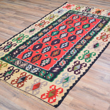 Load image into Gallery viewer, Hand-Woven Turkish Traditional Design Handmade Kilim Rug (Size 3.7 X 6.1) Cwral-10815