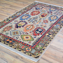 Load image into Gallery viewer, Hand-Knotted Berber Traditional Design Handmade Wool Rug (Size 4.0 X 6.2) Cwral-10821