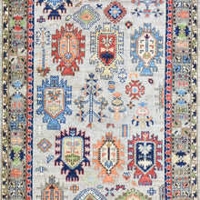 Load image into Gallery viewer, Hand-Knotted Berber Traditional Design Handmade Wool Rug (Size 4.0 X 6.2) Cwral-10821