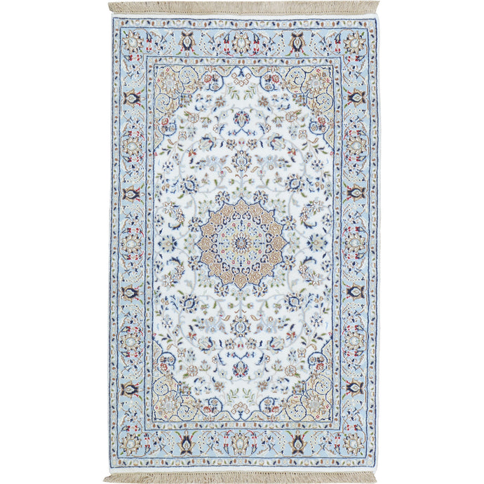 Hand-Knotted Oriental Handmade Tribal Nain Design Rug (Size 3.1 X 5.2) Cwral-10842