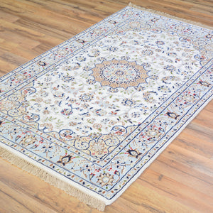 Hand-Knotted Oriental Handmade Tribal Nain Design Rug (Size 3.1 X 5.2) Cwral-10842