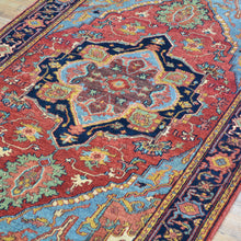 Load image into Gallery viewer, Hand-Knotted Fine Oriental Heriz Design Wool Handmade Rug (Size 3.1 X 5.3) Cwral-10854