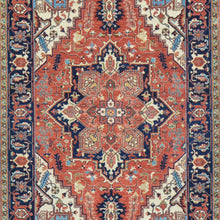 Load image into Gallery viewer, Hand-Knotted Fine Oriental Heriz Design Wool Handmade Rug (Size 3.1 X 5.2) Cwral-10857