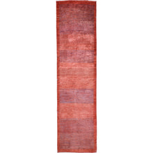 Load image into Gallery viewer, Hand-Knotted Red Contemporary Handmade Fine Wool Rug (Size 2.8 X 9.11) Cwral-10860