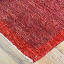 Load image into Gallery viewer, Hand-Knotted Red Contemporary Handmade Fine Wool Rug (Size 2.8 X 9.11) Cwral-10860