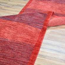 Load image into Gallery viewer, Hand-Knotted Red Contemporary Handmade Fine Wool Rug (Size 2.8 X 9.11) Cwral-10860