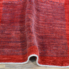 Load image into Gallery viewer, Hand-Knotted Red Contemporary Handmade Fine Wool Rug (Size 2.8 X 9.11) Cwral-10860