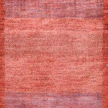 Load image into Gallery viewer, Hand-Knotted Red Contemporary Handmade Fine Wool Rug (Size 2.8 X 9.11) Cwral-10860