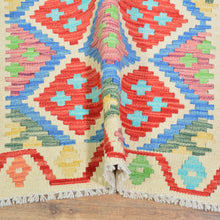 Load image into Gallery viewer, Hand-Woven Reversible Momana Kilim Handmade Wool Rug (Size 2.9 X 8.3) Cwral-10866