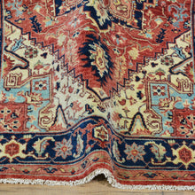 Load image into Gallery viewer, Hand-Knotted Fine Traditional Heriz Design Handmade Wool Rug (Size 2.7 X 8.0) Cwral-10887