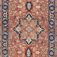 Load image into Gallery viewer, Hand-Knotted Fine Traditional Heriz Design Handmade Wool Rug (Size 2.7 X 8.0) Cwral-10887