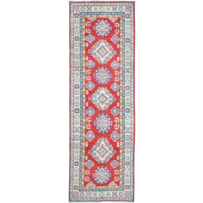 Hand-Knotted Traditional Caucasian Design Handmade Wool Rug (Size 2.9 X 8.1) Cwral-10890