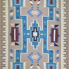 Load image into Gallery viewer, Hand-Woven Reversible Southwestern Design Handmade Wool Kilim (Size 10.0 X 13.10) Cwral-10299
