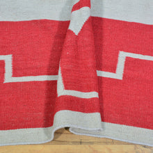 Load image into Gallery viewer, Hand-Woven Reversible Southwestern Design Handmade Wool Kilim (Size 8.7 X 10.0) Cwral-10308