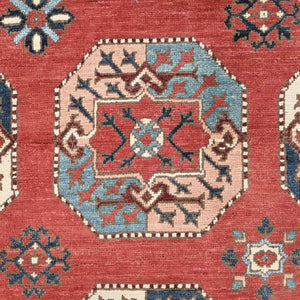 Hand-Knotted Peshawar Ersari Handmade Wool Rug (Size 8.2 X 9.10) Cwral-10569