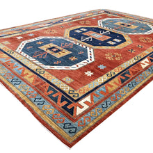 Load image into Gallery viewer, Fine Hand-Knotted Tribal Style Handmade Peshawar Wool Rug (Size 9.1 X 12.0) Cwral-10578