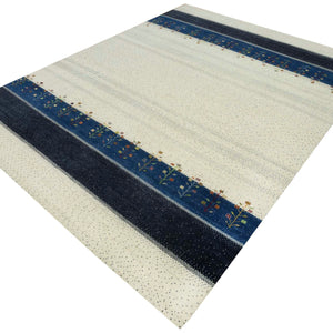 Hand-Knotted Oriental Modern Contemporary Handmade Wool Rug (Size 8.11 X 12.1) Cwral-10587