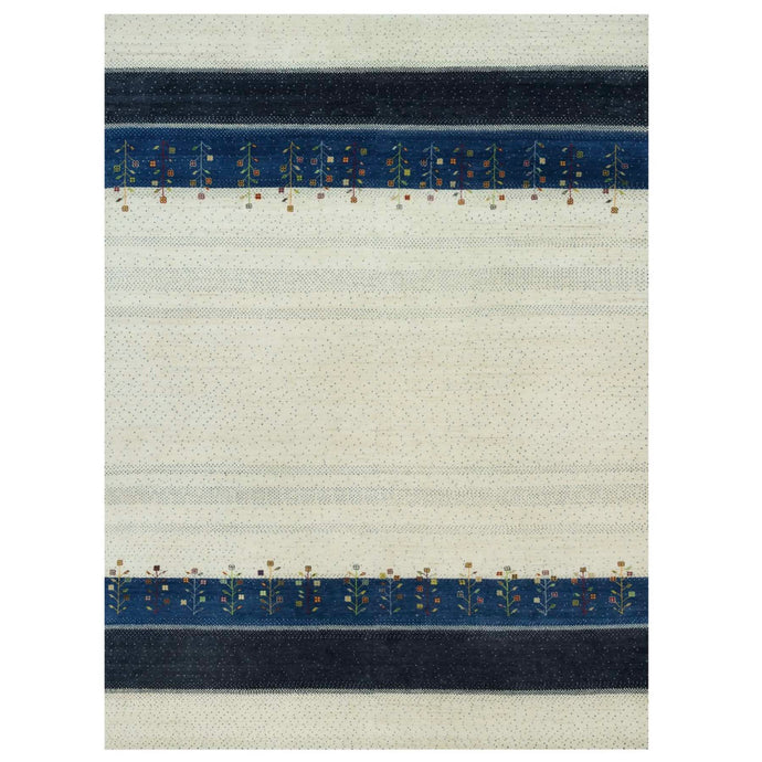Hand-Knotted Oriental Modern Contemporary Handmade Wool Rug (Size 8.11 X 12.1) Cwral-10587