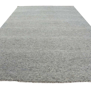 Hand-Knotted Contemporary Modern Abstract Oriental Handmade Rug (Size 12.2 X 15.4) Cwral-10593