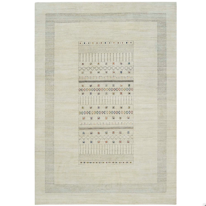 Hand-Knotted Oriental Modern Contemporary Design Handmade Rug (Size 8.0 X 11.6) Cwral-10602