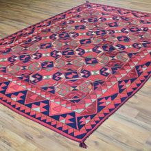 Load image into Gallery viewer, Hand-Woven Afghan Tent Band Suzani  Handmade Textile/Rug (Size 5.9 X 8.2) Cwral-3786