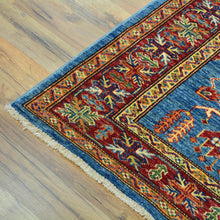 Load image into Gallery viewer, Hand-Knotted Fine Super Kazak Tribal Handmade 100% Wool Rug (Size 2.9 X 12.10) Cwral-4494