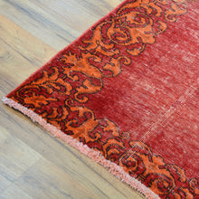 Load image into Gallery viewer, Hand-Knotted Vintage Overdye Handmade 100% Wool Rug (Size 2.6 X 15.2) Brral-4527