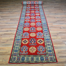 Load image into Gallery viewer, Hand-Knotted Oriental Kazak Tribal Design Handmade 100% Wool Rug (Size 2.7 X 16.5) Brral-4611